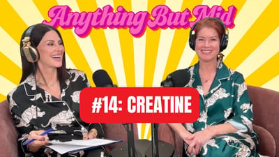 Amy Edwards and Whitney Stropp of Anything But Mid discussing creatine benefits for women