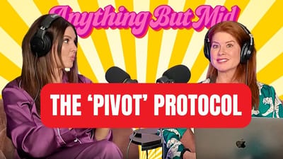 Amy Edwards and Whitney Stropp of Anything But Mid discussing ego, reality, and happiness