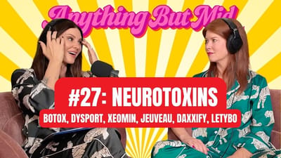 Amy Edwards and Whitney Stropp of Anything But Mid discussing Botox, Dysport, Xeomin, Jeuveau, Daxxify, Letybo