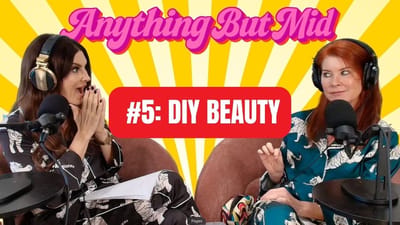 Amy Edwards and Whitney Stropp of Anything But Mid discussing DIY beauty hacks and treatments