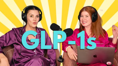 Amy Edwards and Whitney Stropp of Anything But Mid discussing GLP-1s, Ozempic, Zepbound, and retatrutide