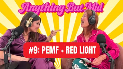 Amy Edwards and Whitney Stropp of Anything But Mid discussing PEMF and red light therapy